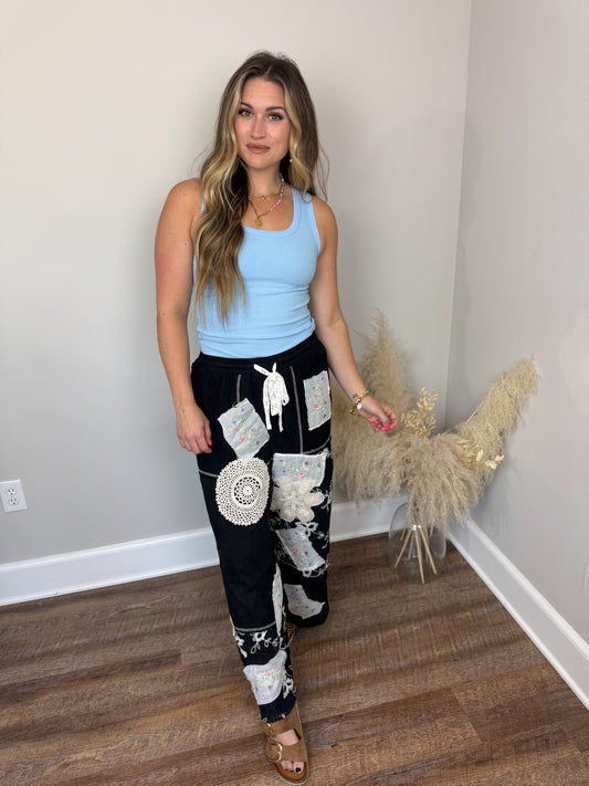 Clark Scoop Tank Top | Light Blue