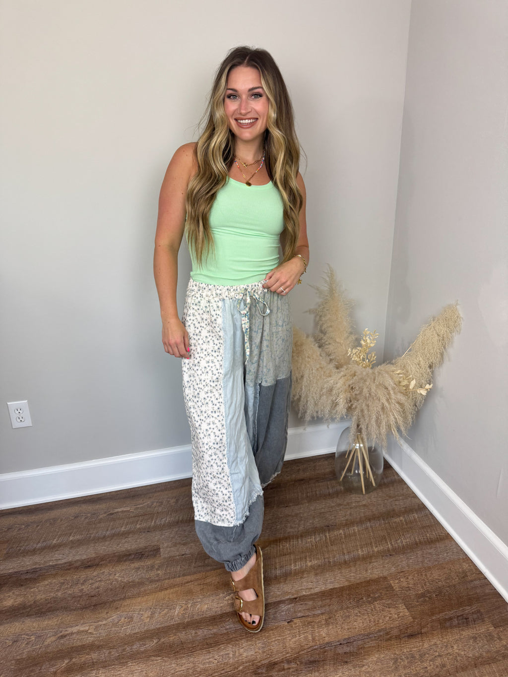 Clark Scoop Tank Top | Mint