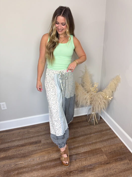 Clark Scoop Tank Top | Mint