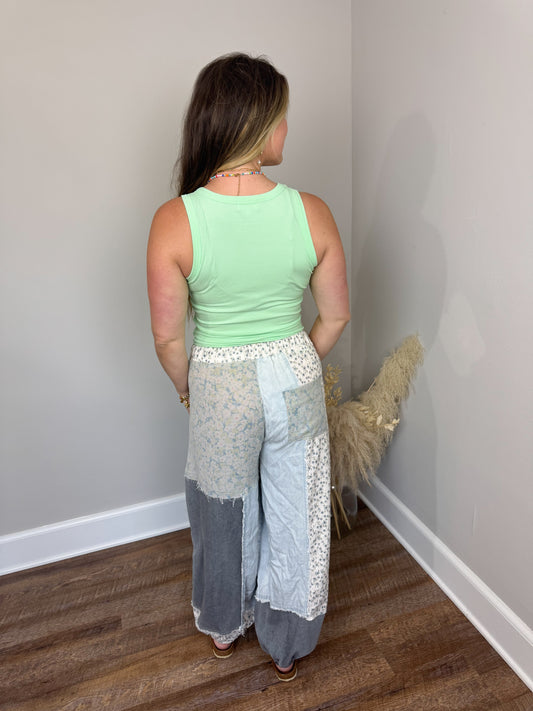 Clark Scoop Tank Top | Mint