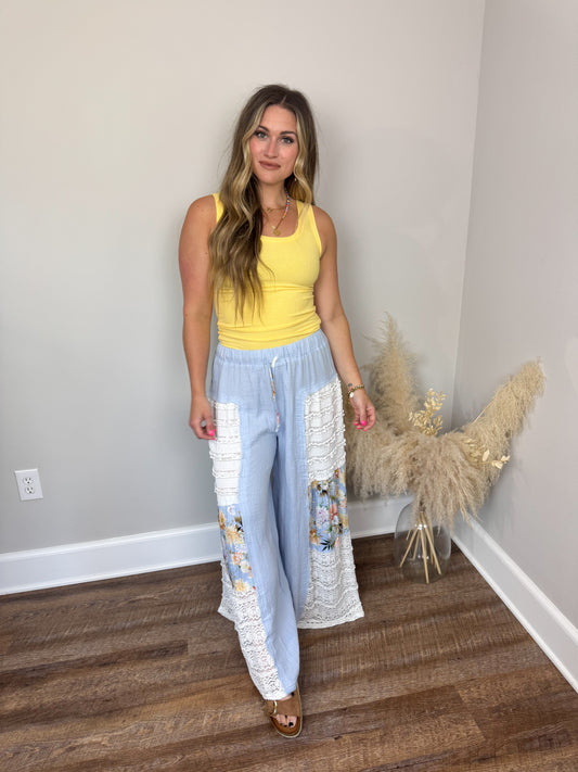 Clark Scoop Tank Top | Yellow