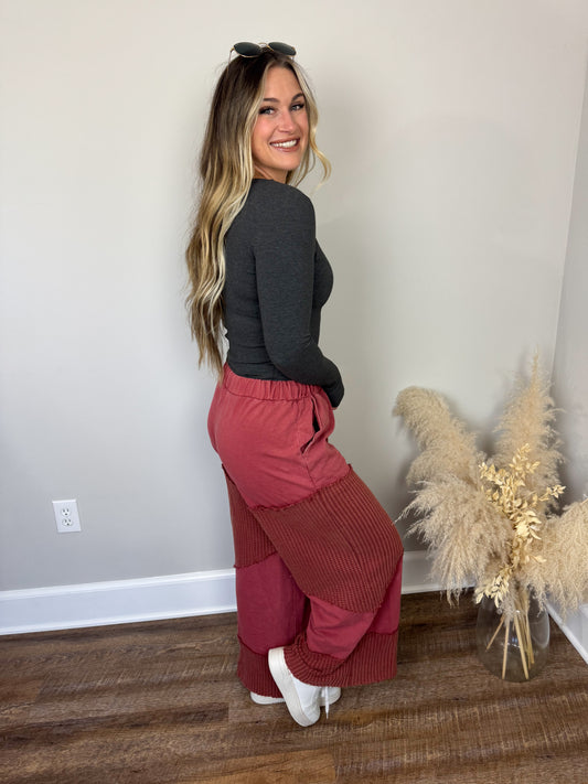 Clark Scoop Neck Long Sleeve | Heathered Charcoal