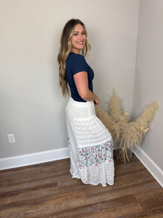 Clark Short Sleeve Top | Navy