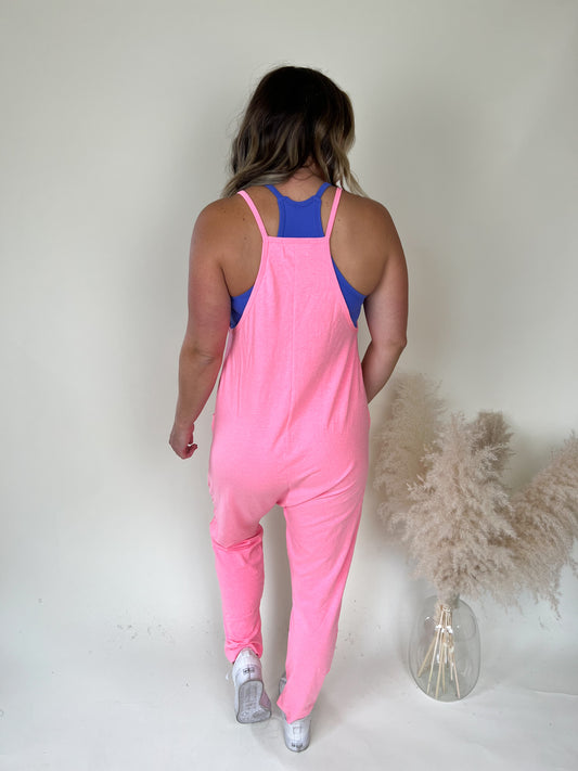 Tucker Jumpsuit | Pink