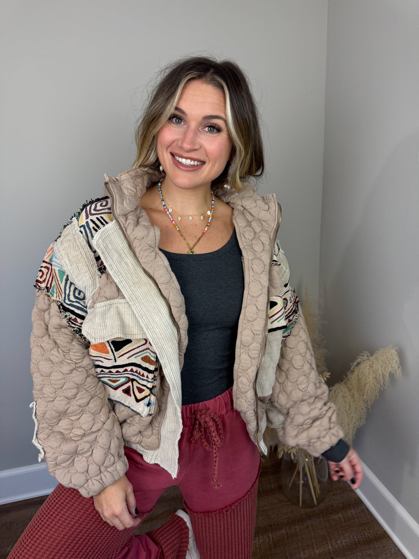 Camp Fire Quilted Jacket