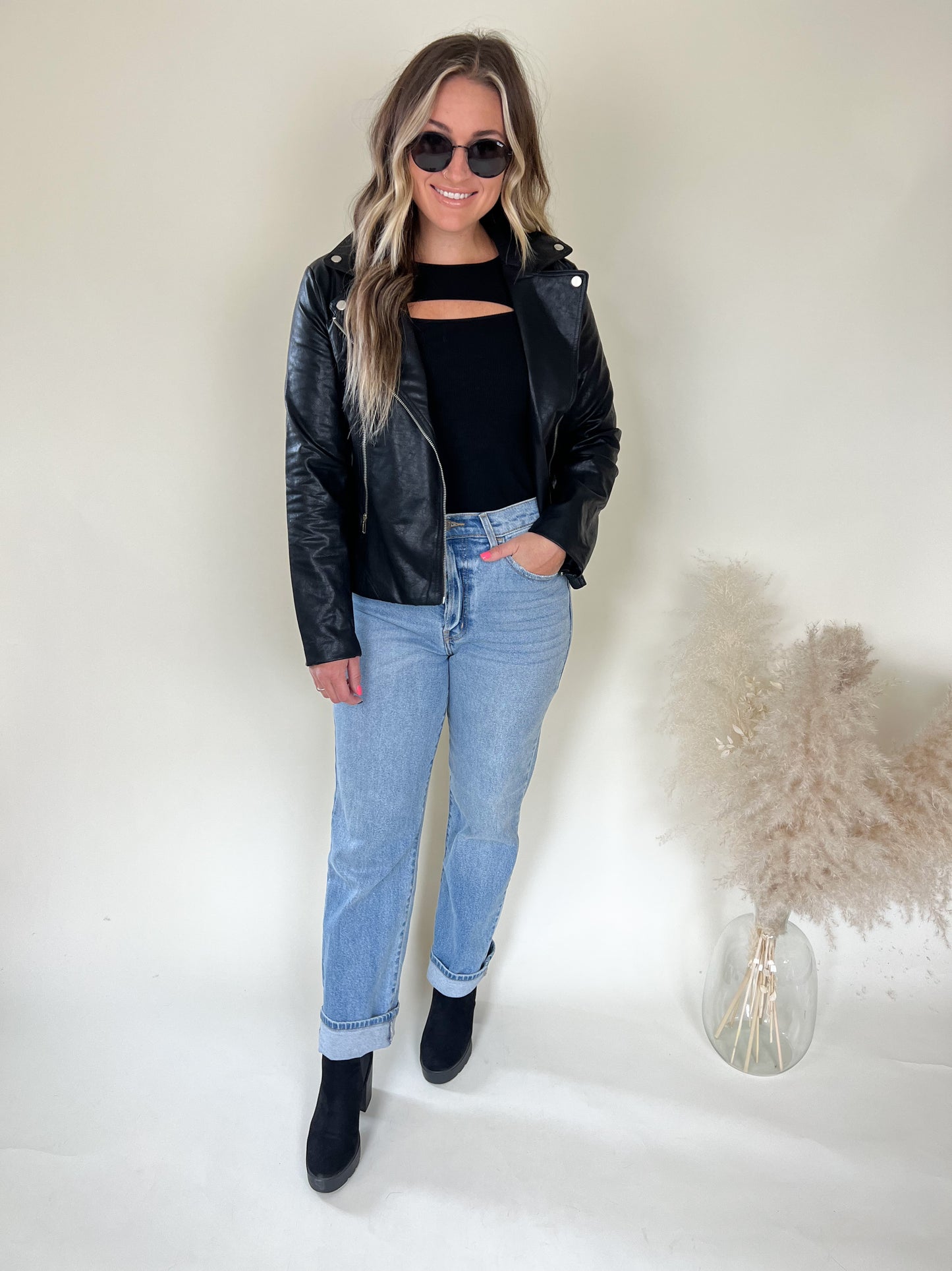 It Girl Faux Leather Jacket FINAL SALE