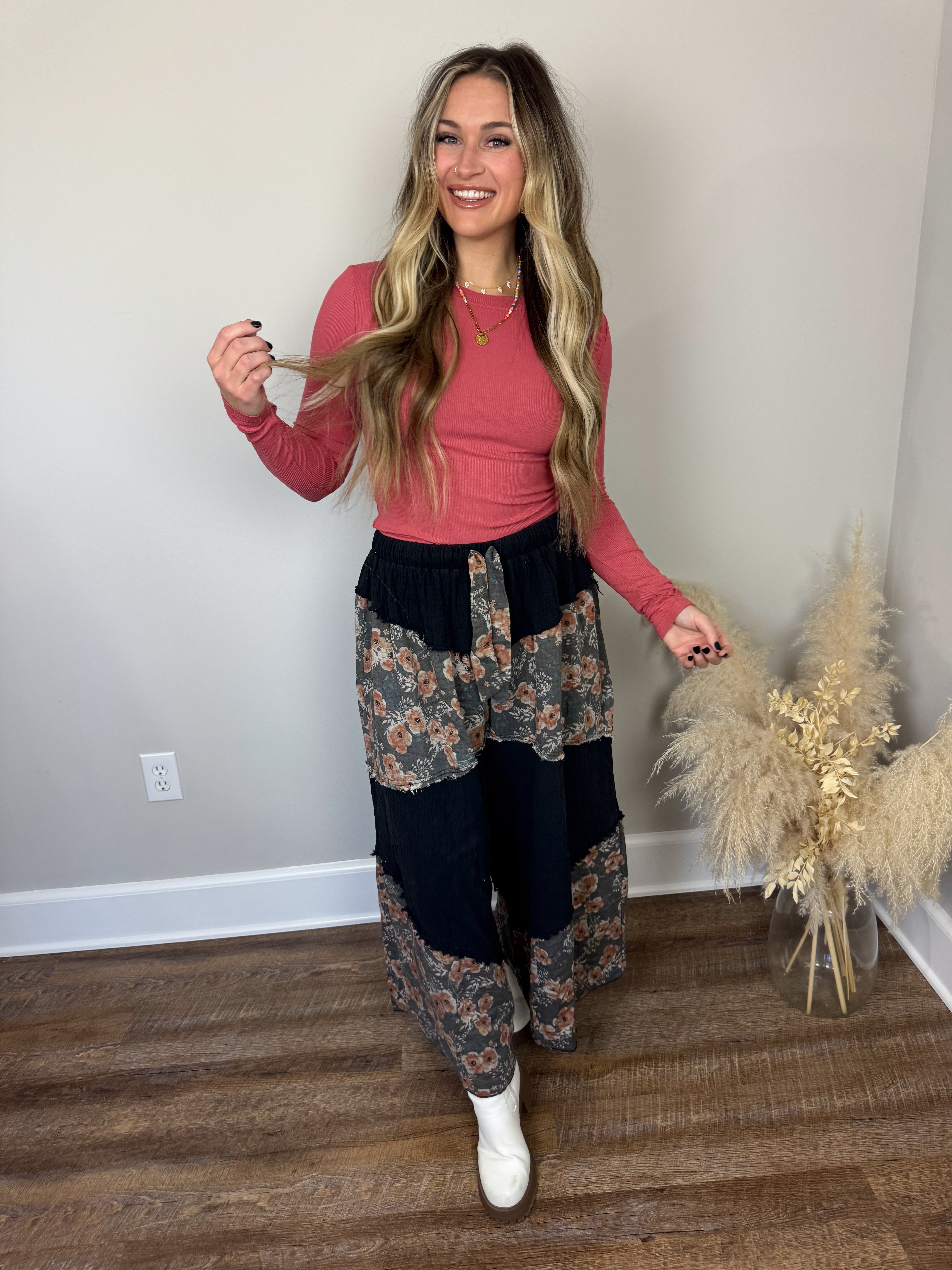 Georgia Floral Pants FINAL SALE