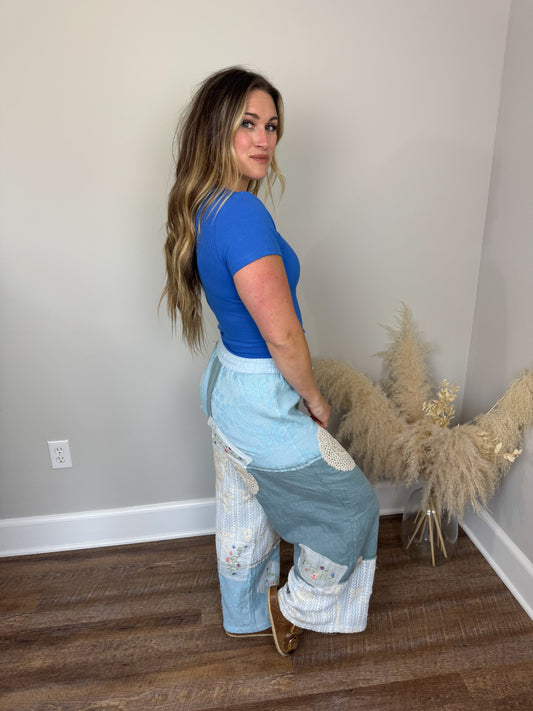 Clark Short Sleeve Top | Royal Blue