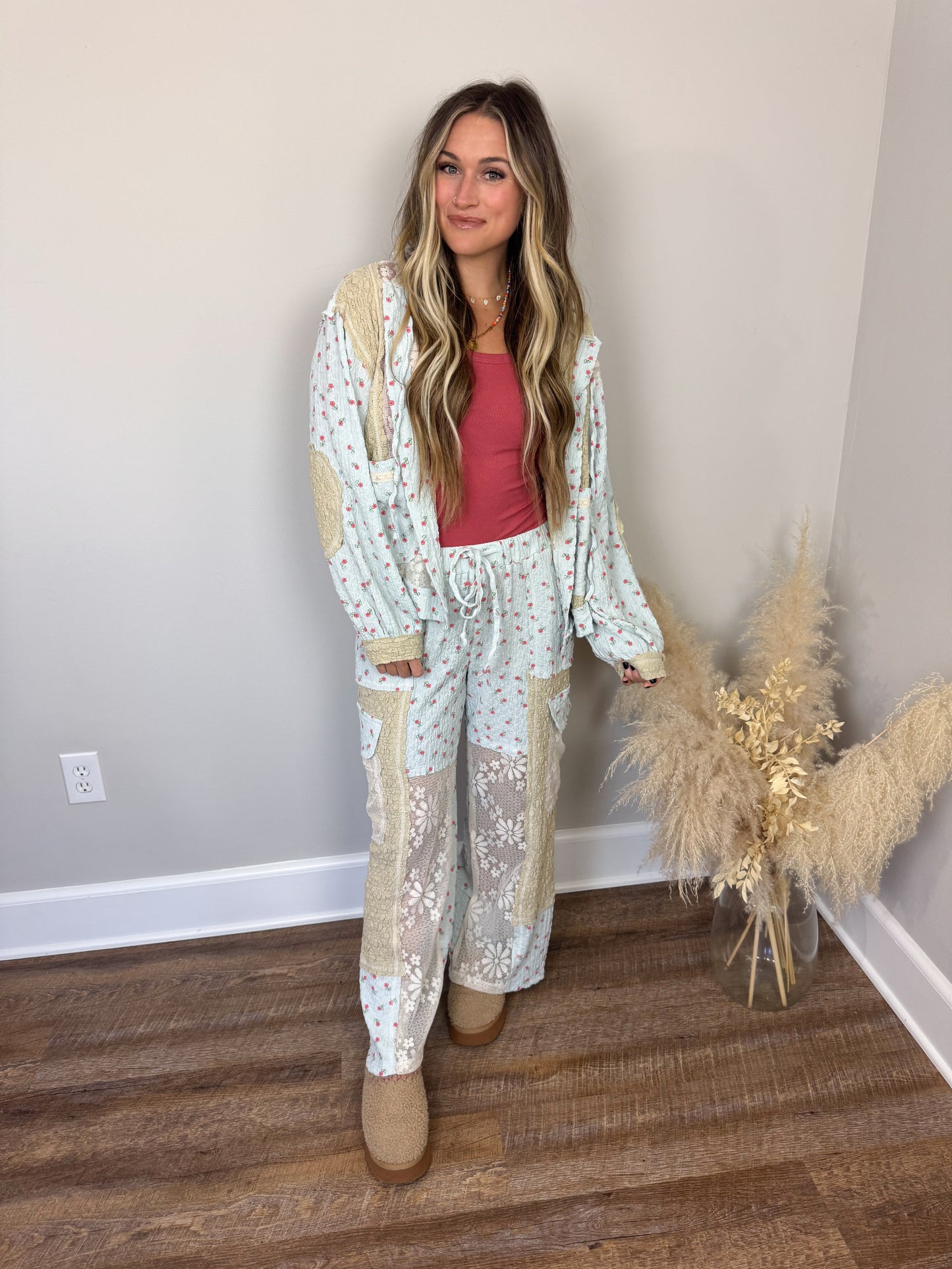 Kyla Floral Top | Blue