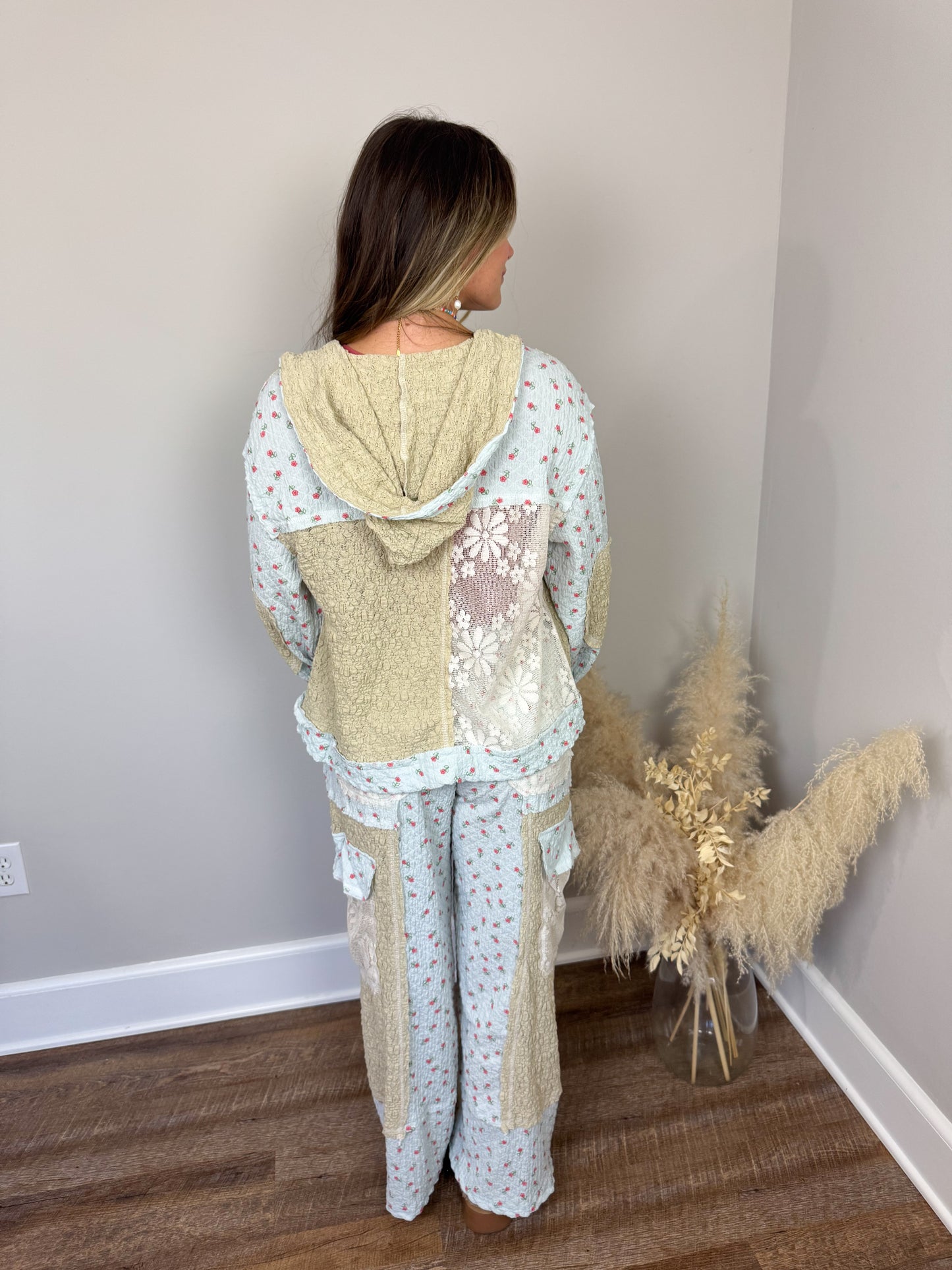 Kyla Floral Pants | Blue