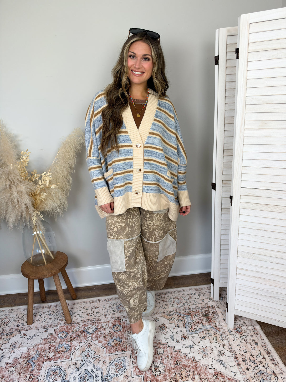 Pearson Cardigan | Blue