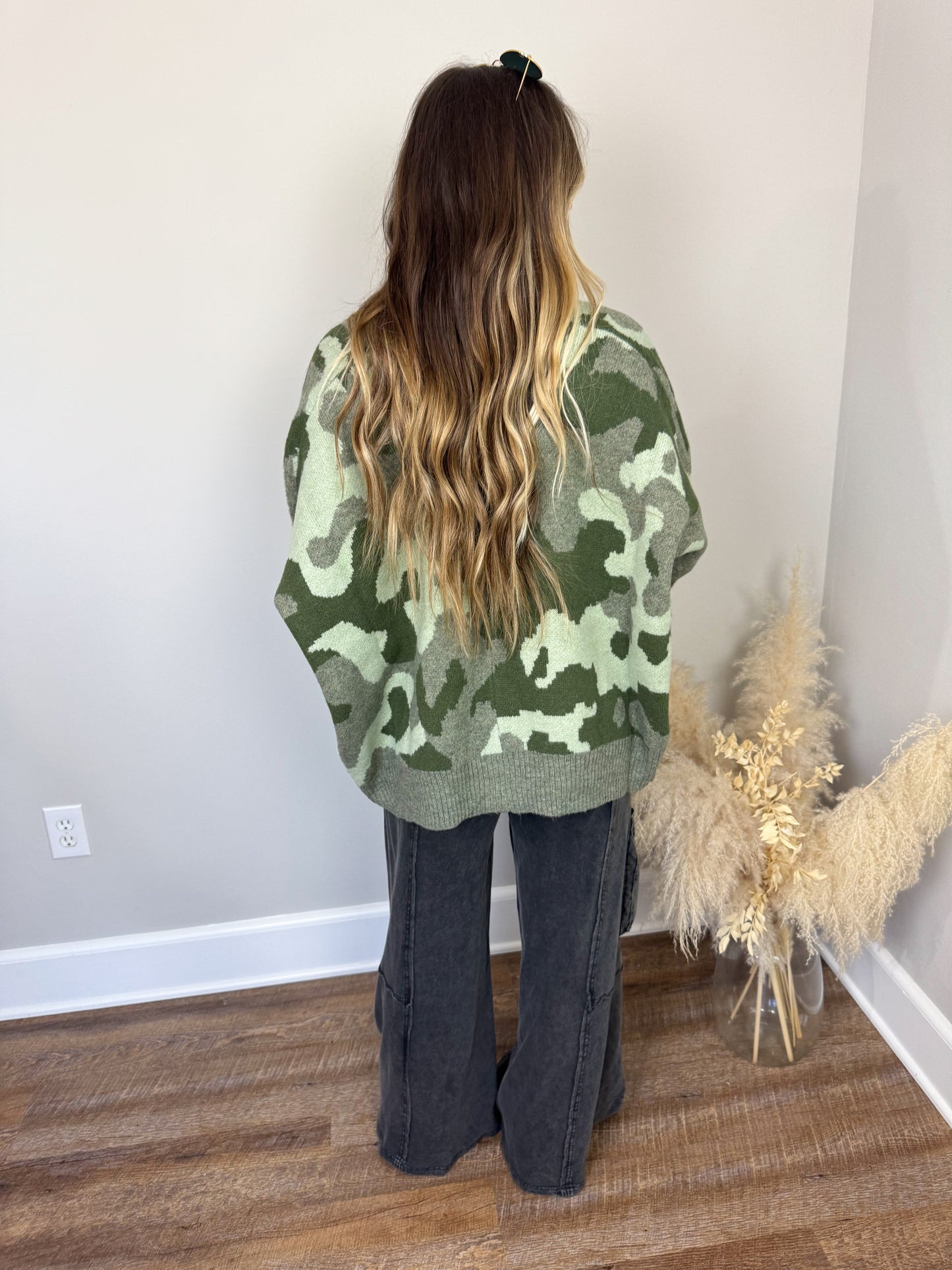 Pearson Camo Cardigan