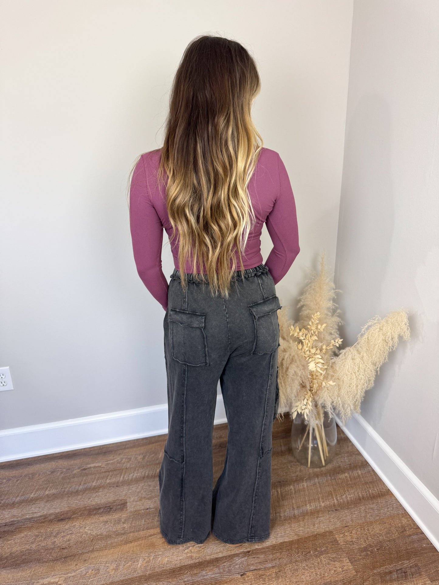 Clark Scoop Neck Long Sleeve | Plum