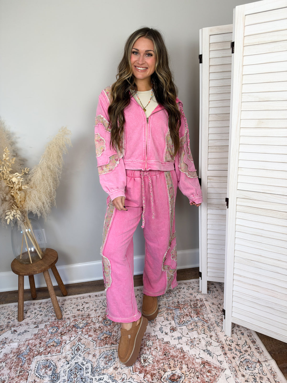 Elmer Zip Up | Pink