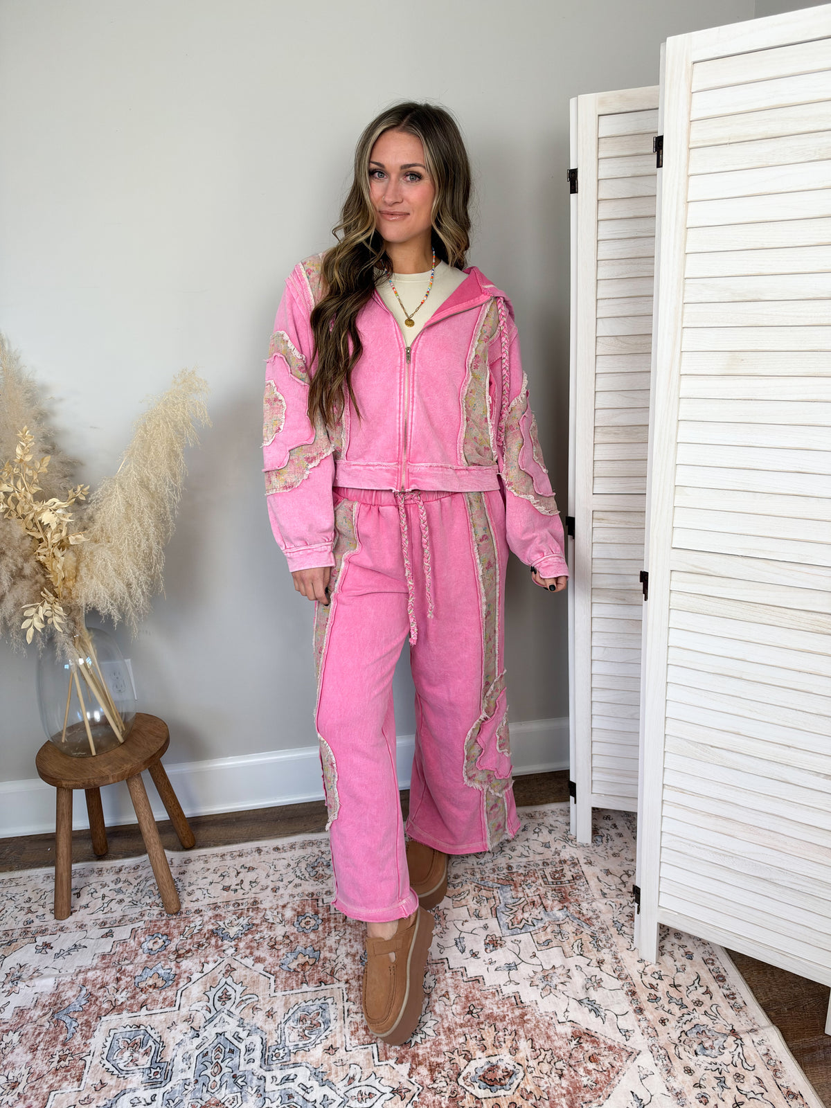 Elmer Zip Up | Pink