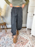 Dustin Chambray Pants | Black