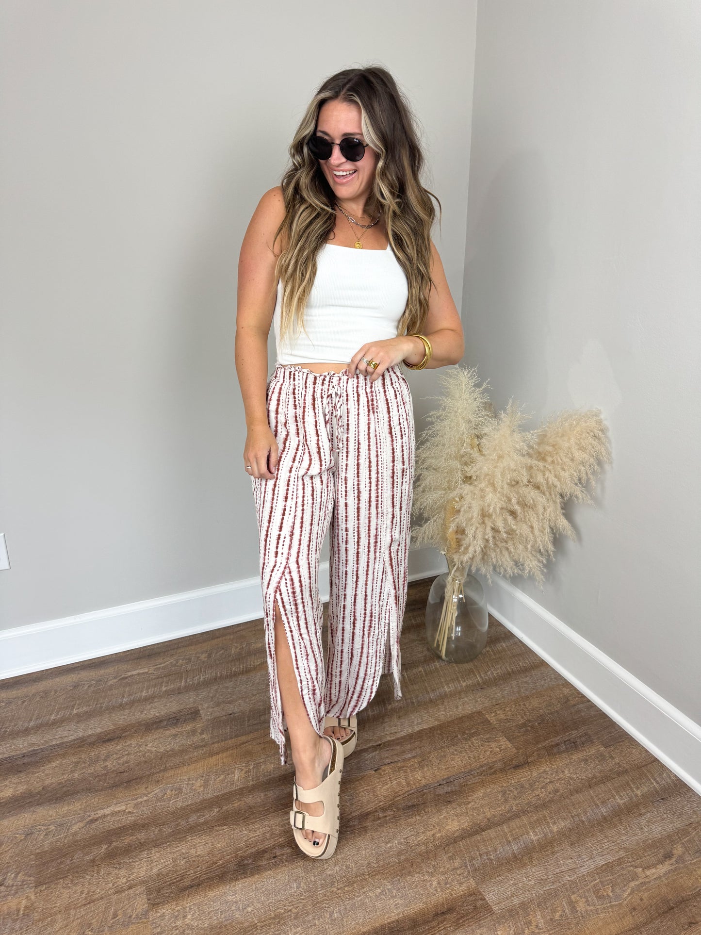 Athena Front Slit Pants FINAL SALE