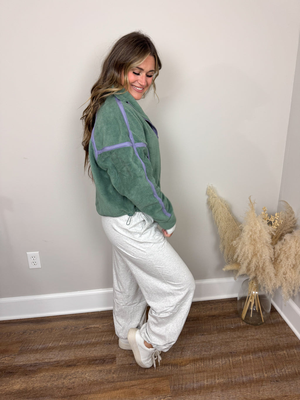 Summit Half Zip Pullover | Pistachio
