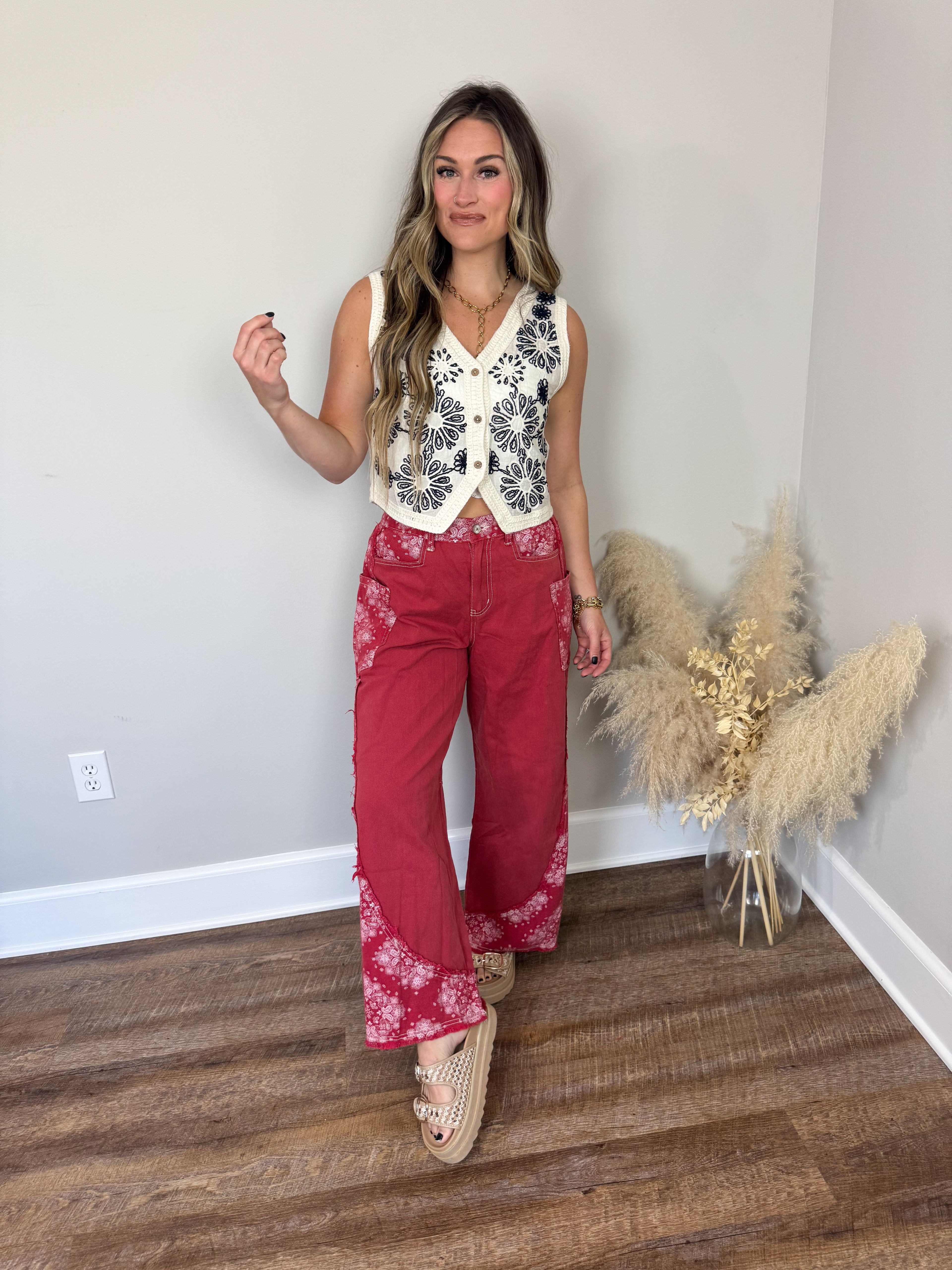 Sunbeam Paisley Pants