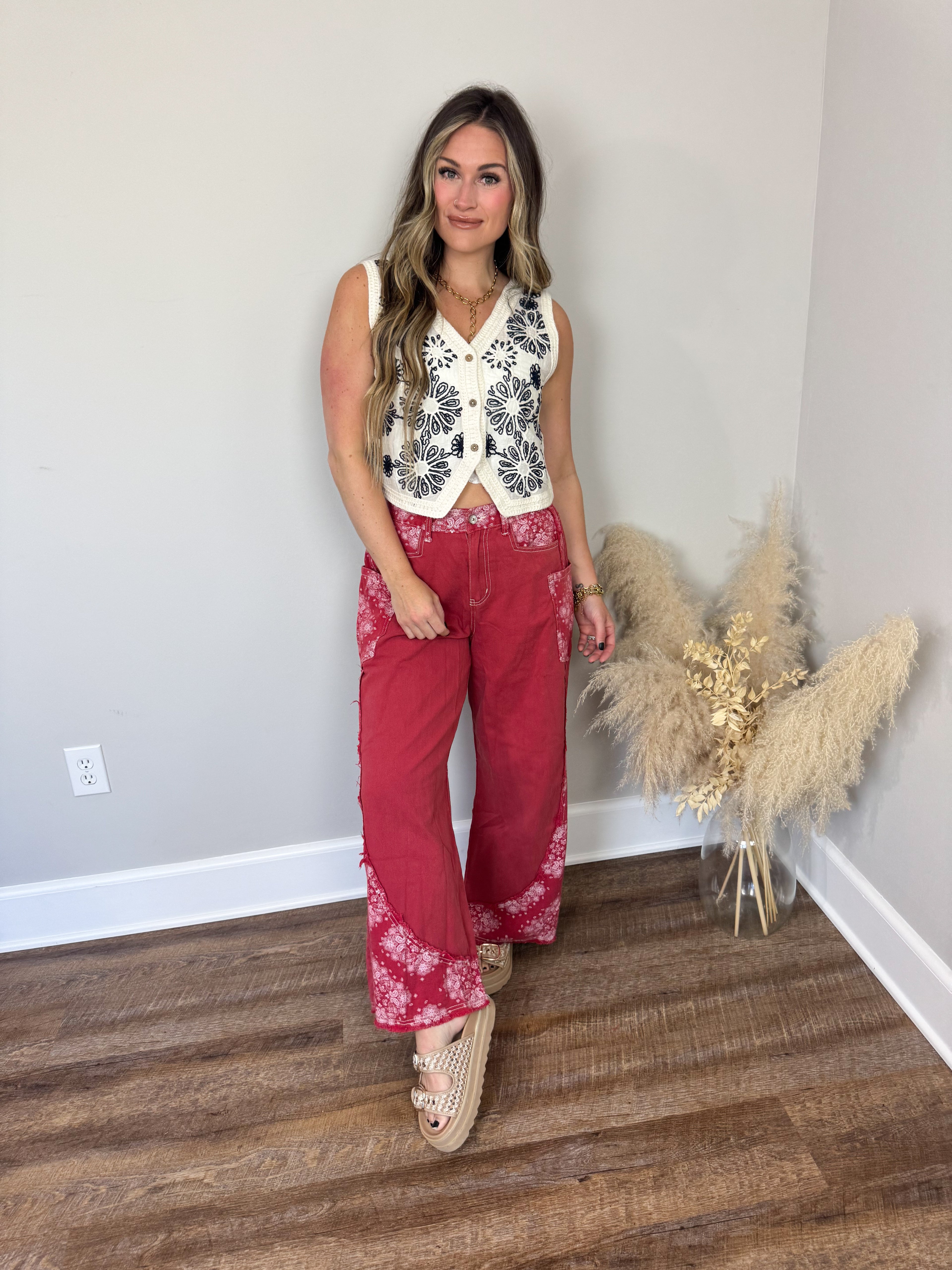 Sunbeam Paisley Pants