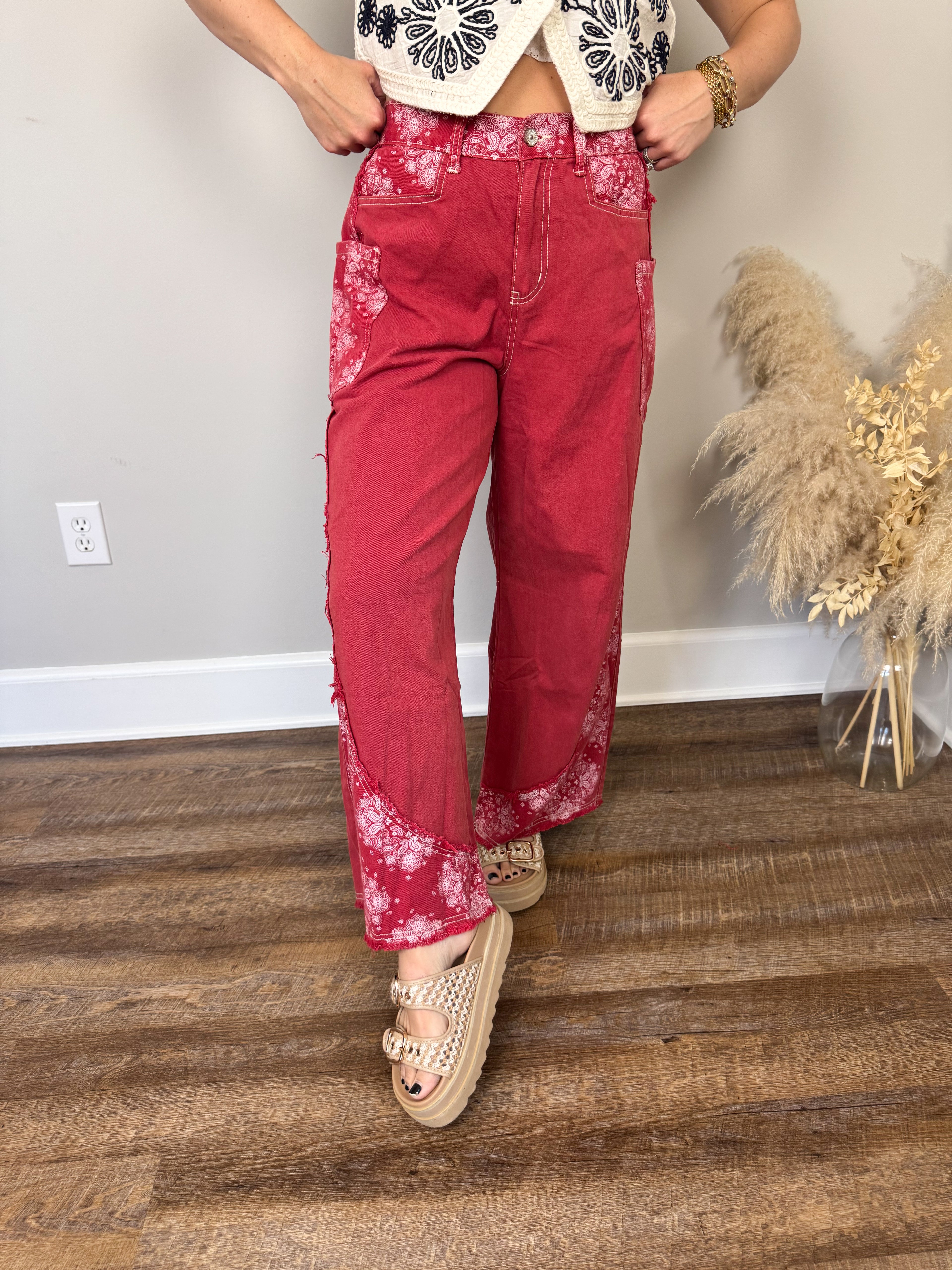 Sunbeam Paisley Pants