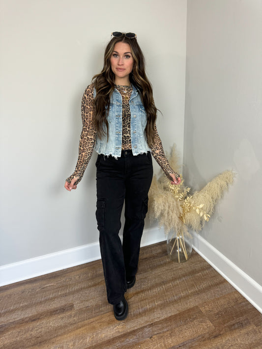 Risen Cargo Jeans | Black FINAL SALE