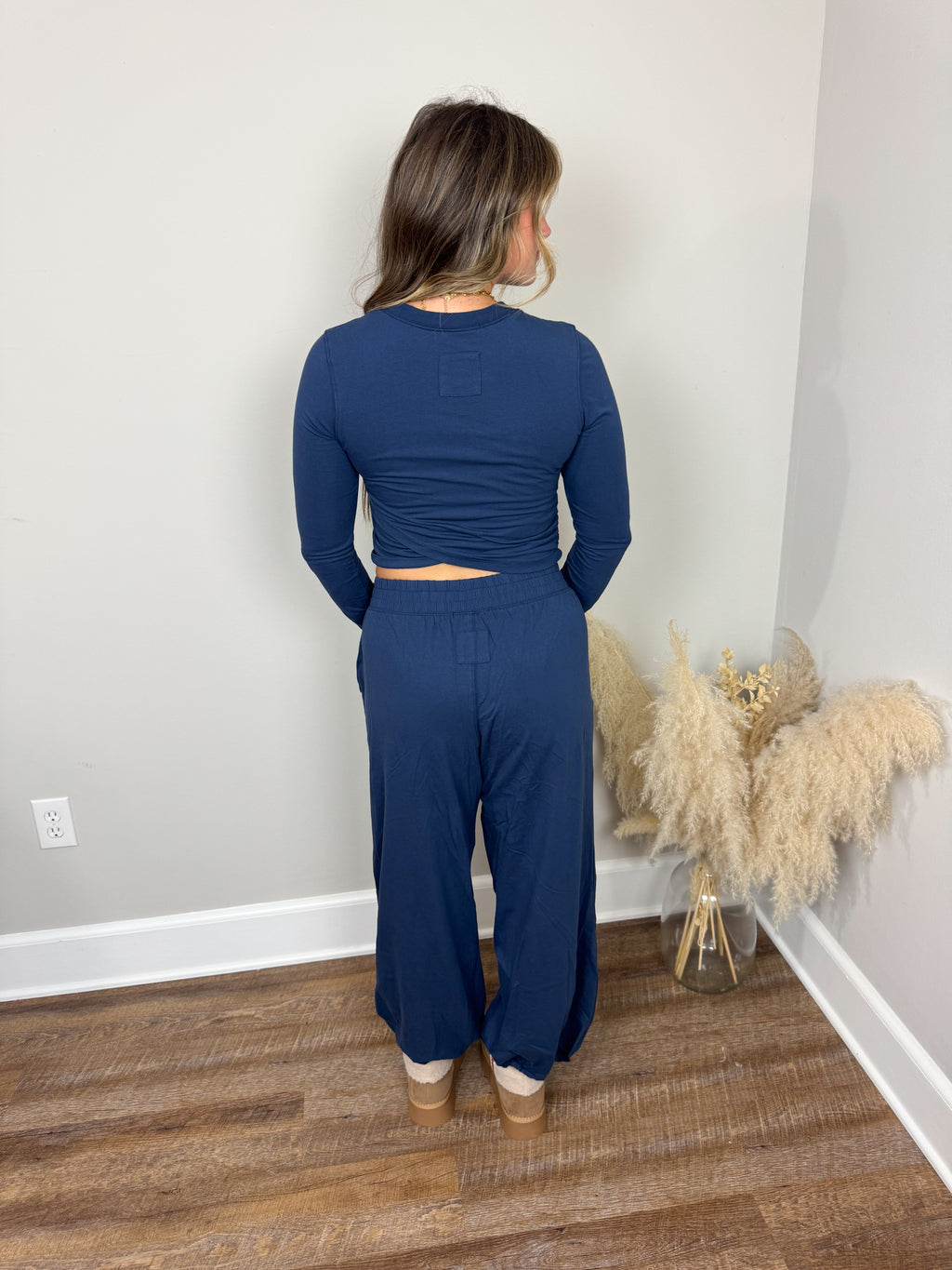 Maxwell Crossover Top | Navy