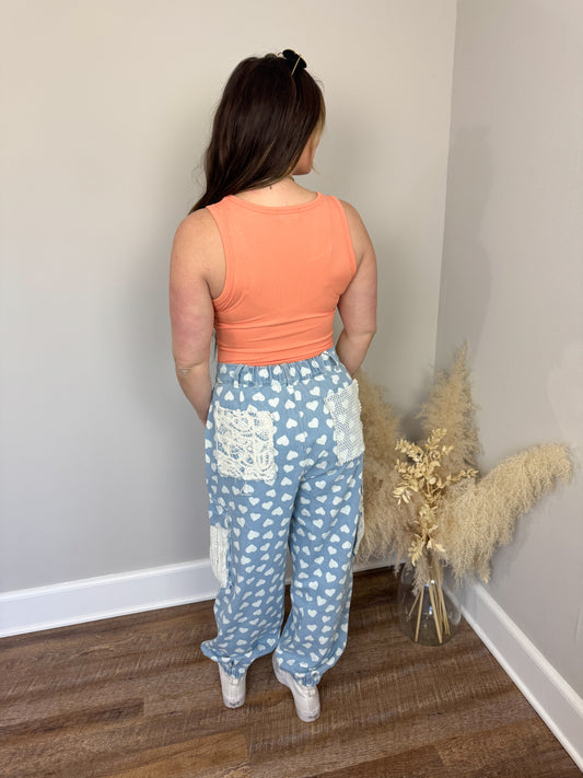 Clark Scoop Tank Top | Coral