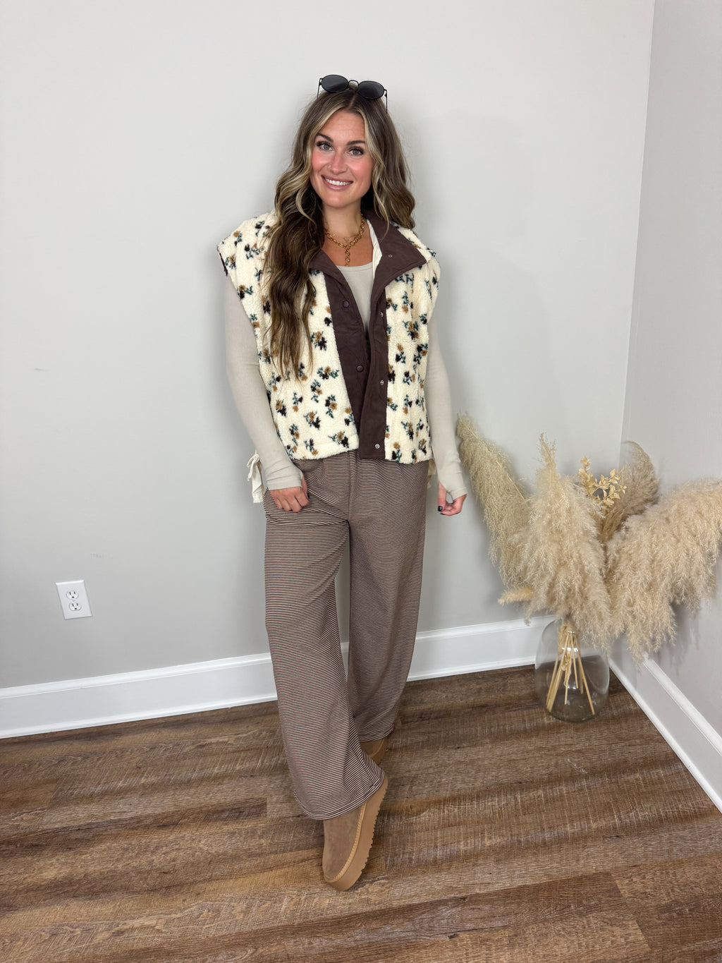 Sundance Sherpa Vest | Brown
