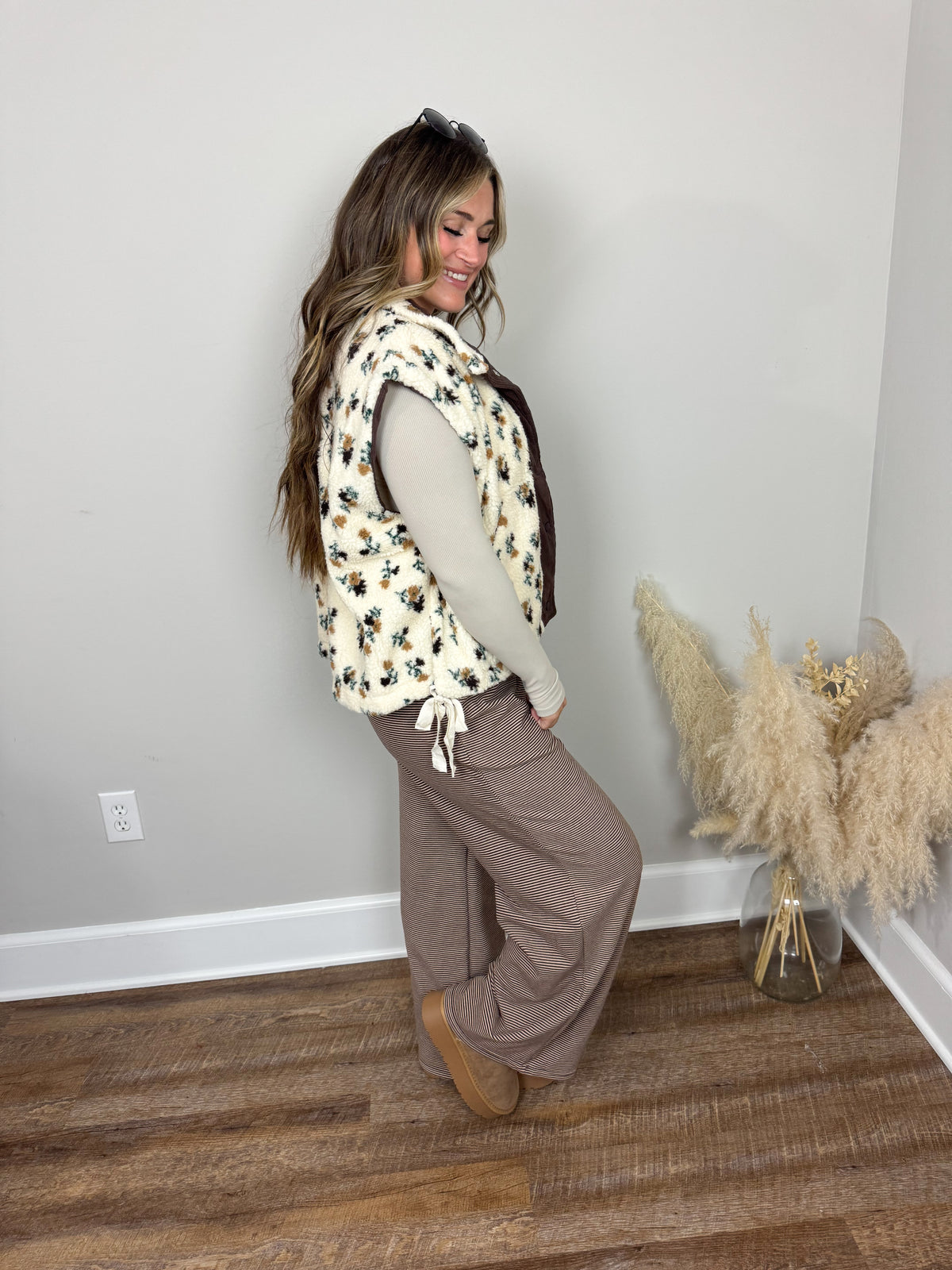 Sundance Sherpa Vest | Brown