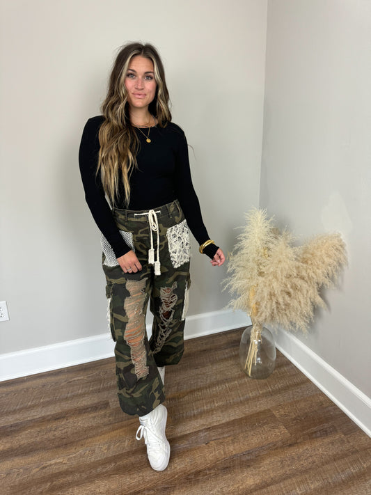 Clark High Neck Long Sleeve | Black