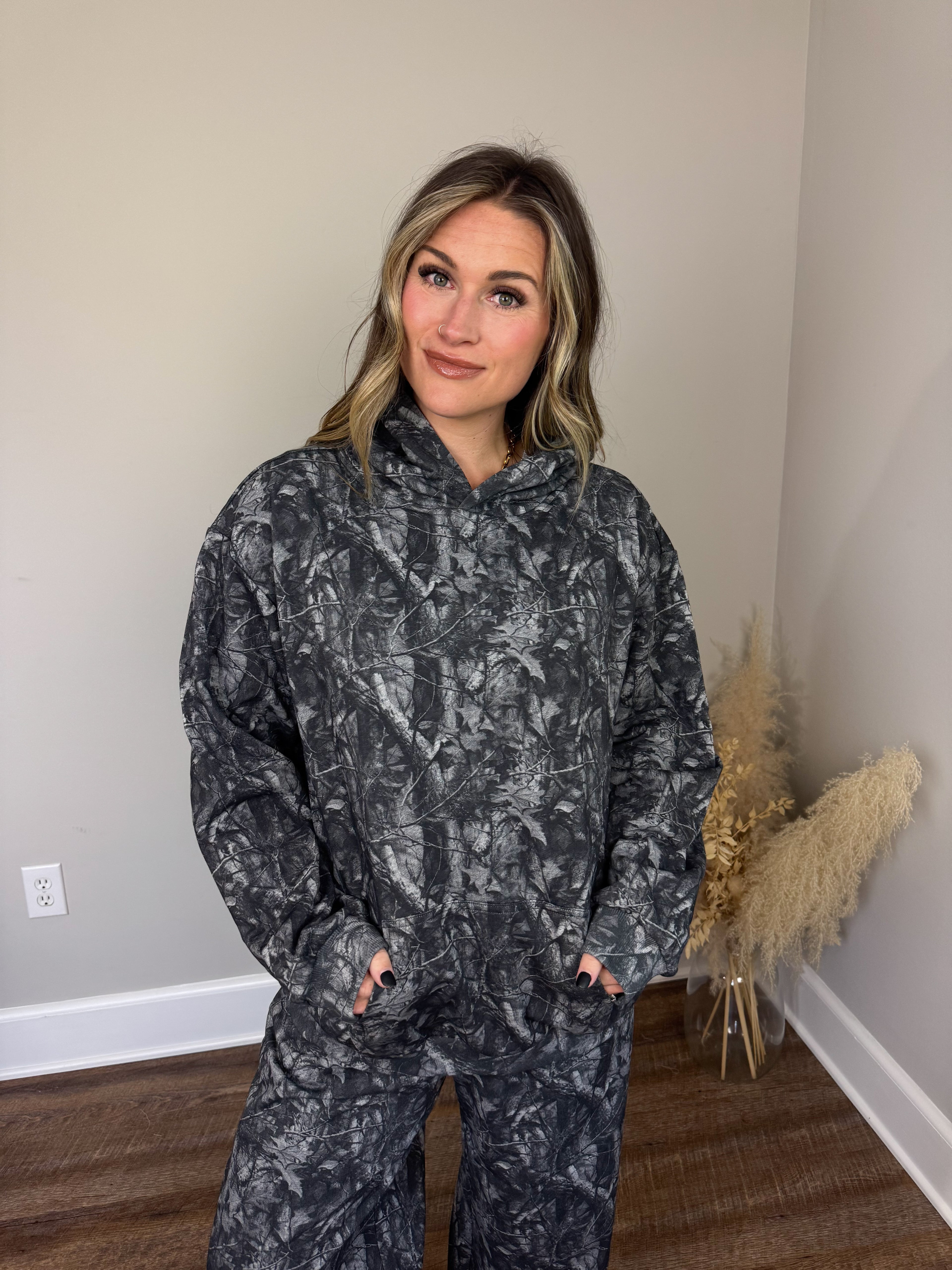 Boston Camo Hoodie | Black