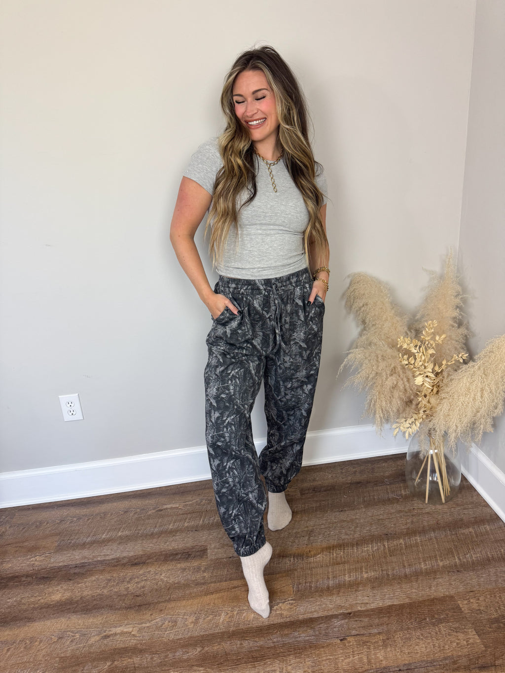 Boston Camo Joggers | Black
