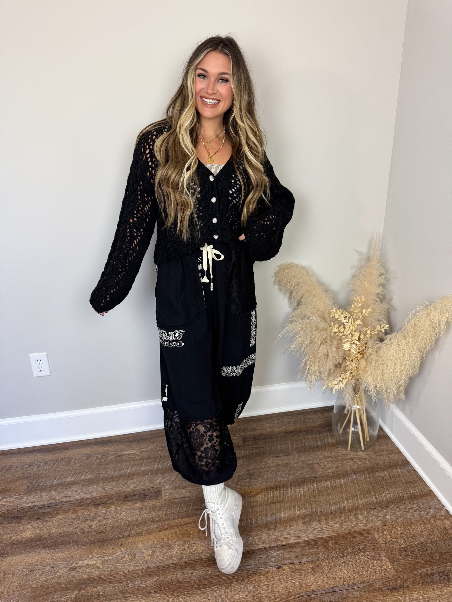 Silence Gauze Pants | Black [Love Sal x POL]