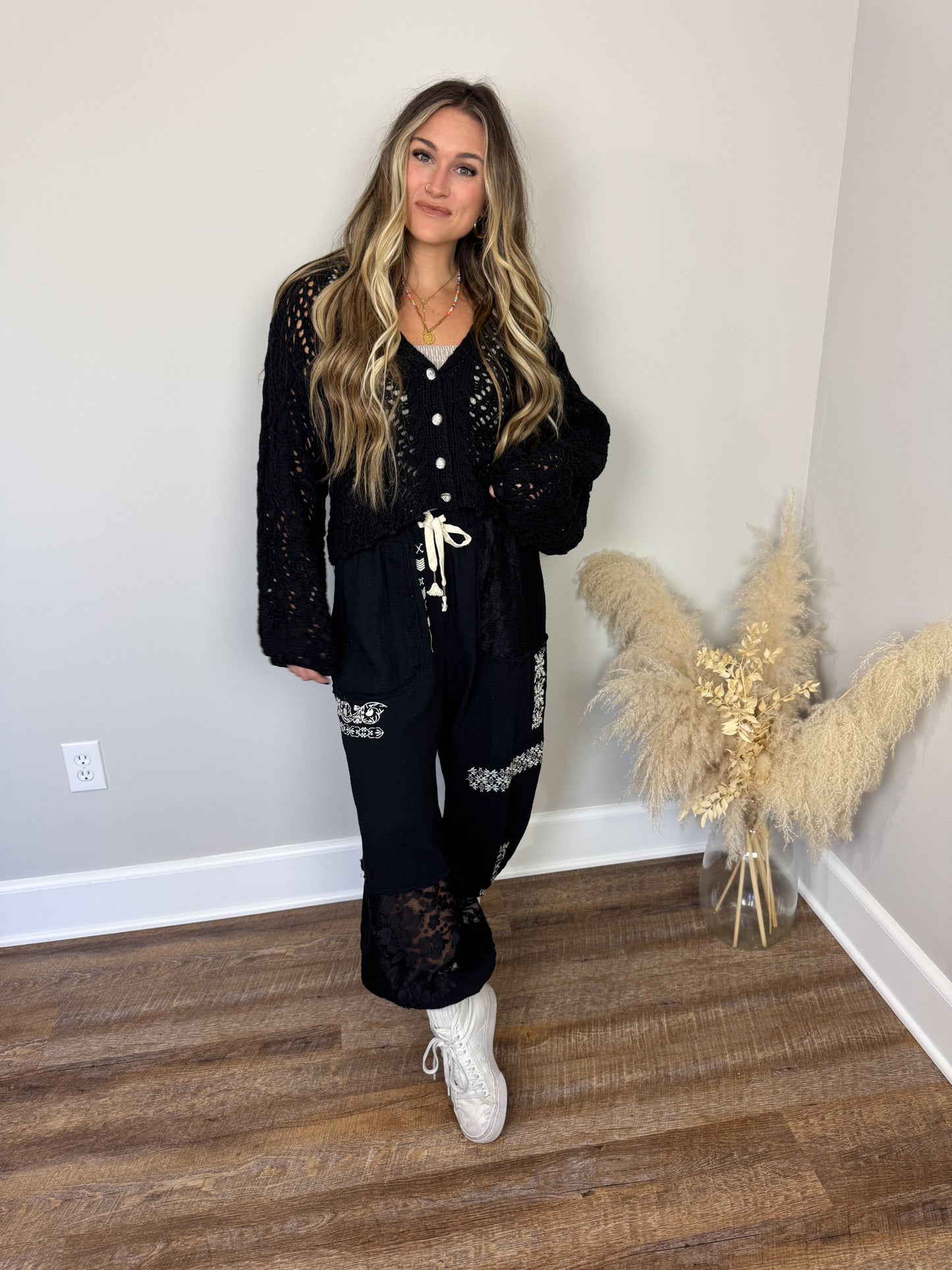 Silence Gauze Pants | Black [Love Sal x POL]