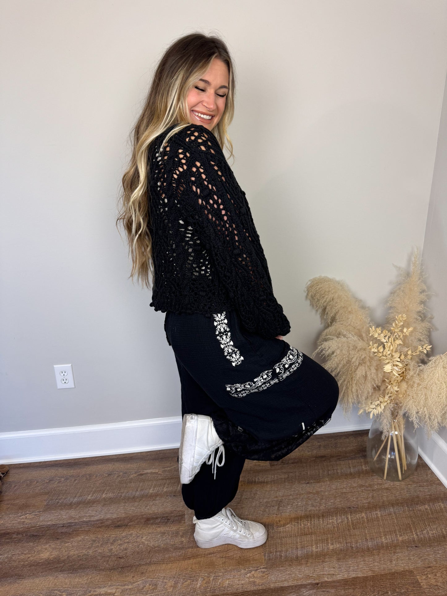 Silence Gauze Pants | Black [Love Sal x POL]