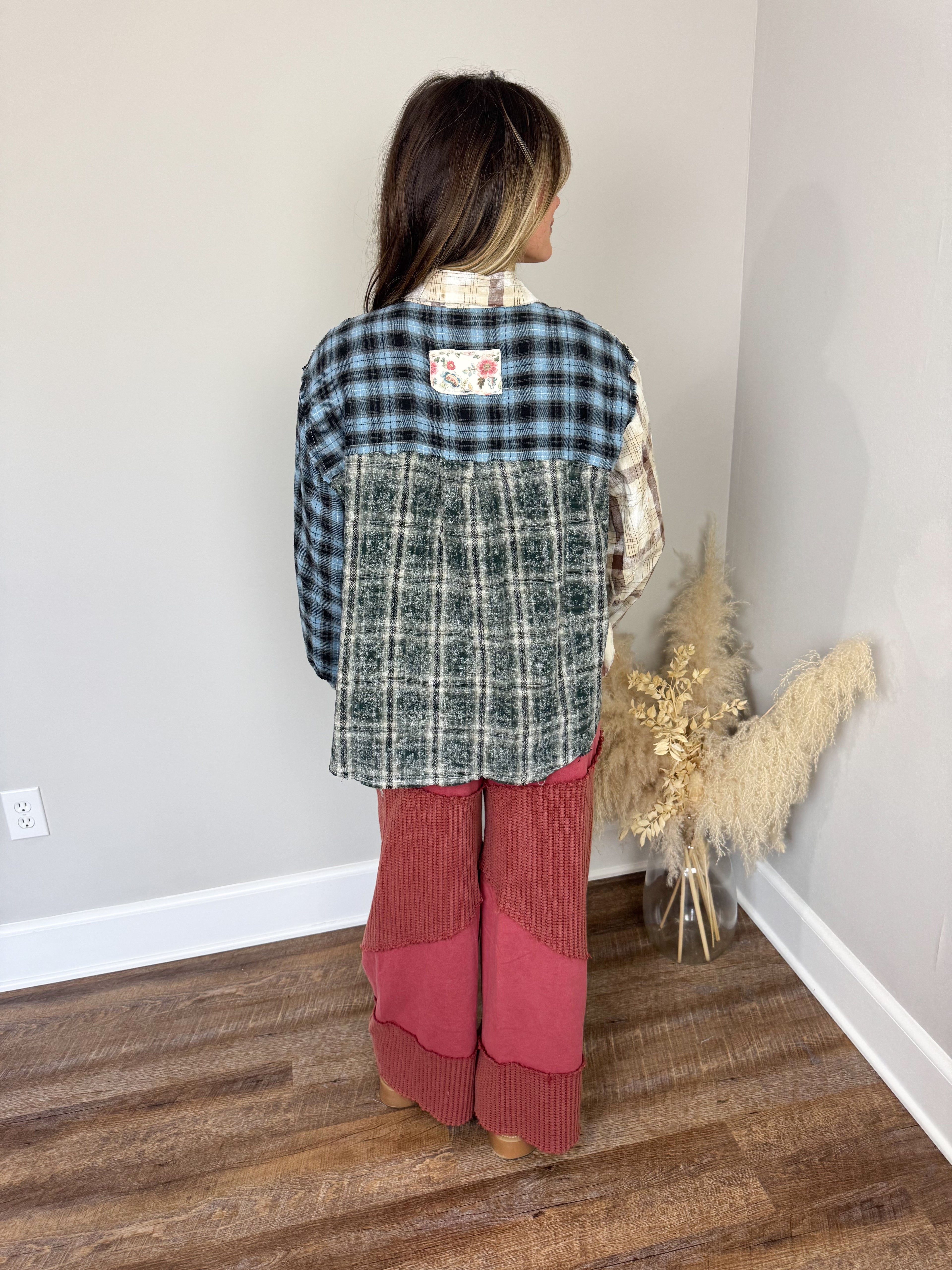 Lost Plaid Top