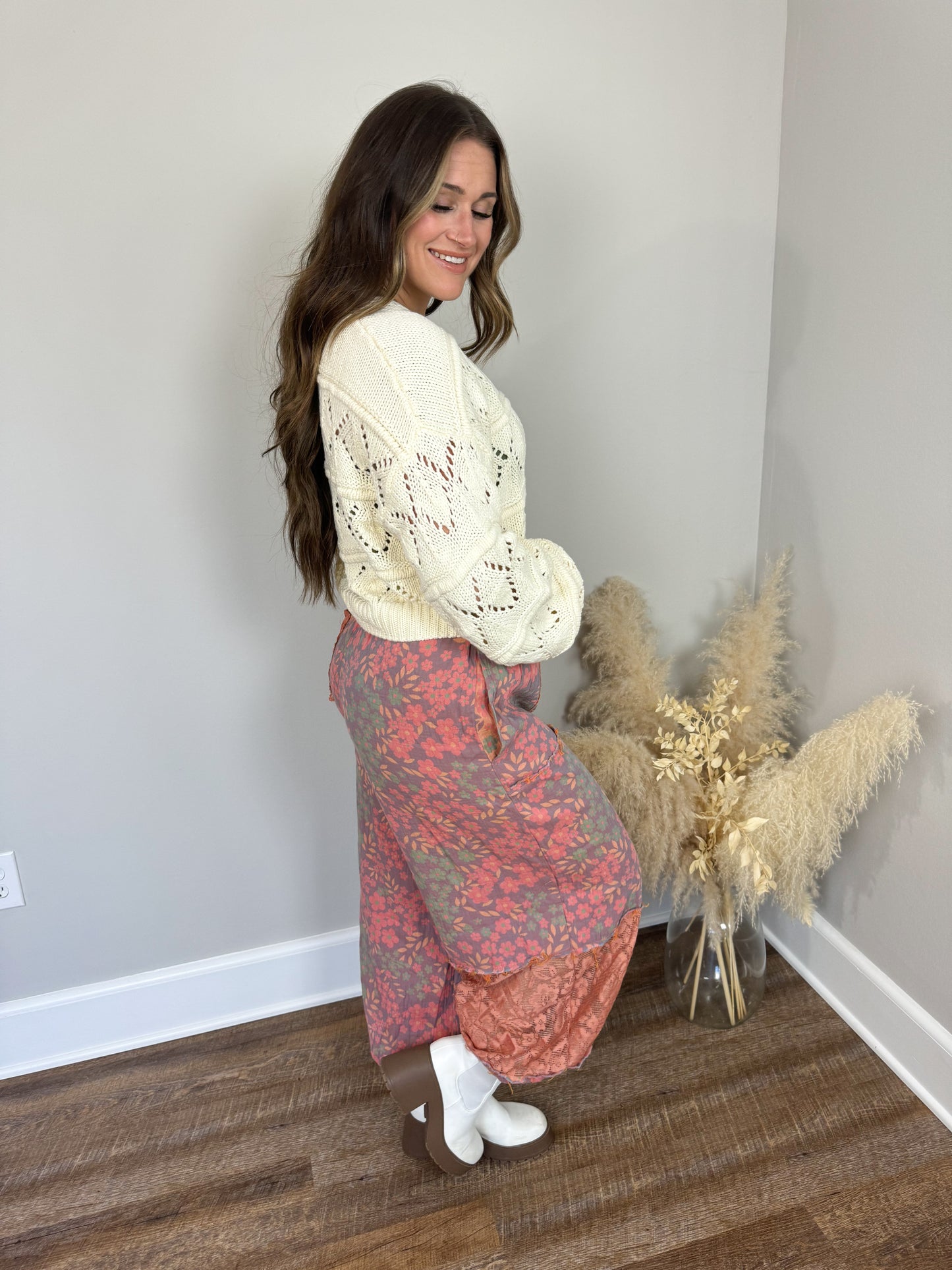 Silence Gauze Pants | Floral