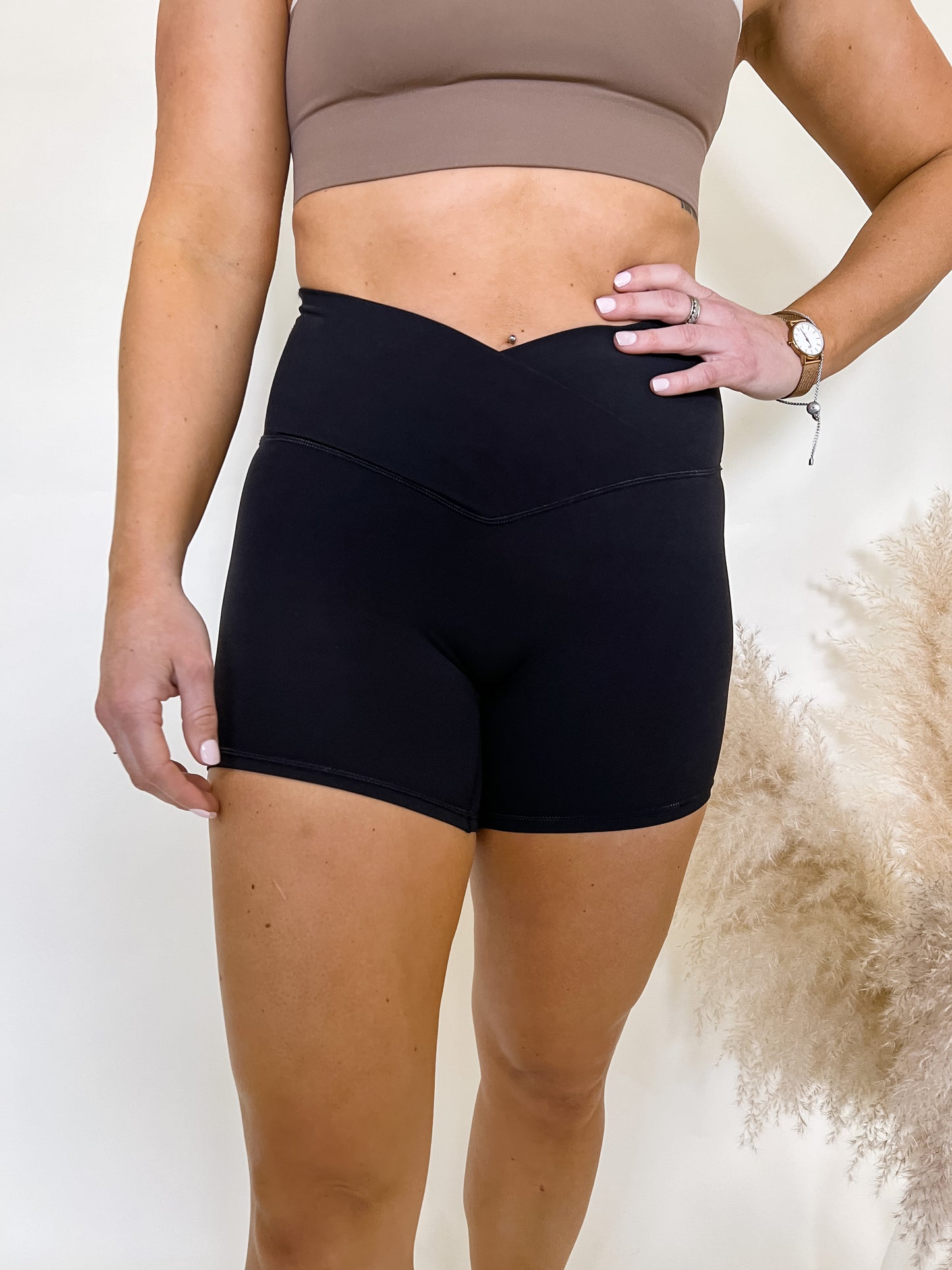 Alpha Crossover Biker Shorts