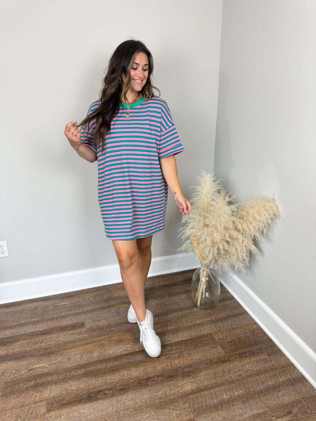 Pink Slush T-Shirt Dress