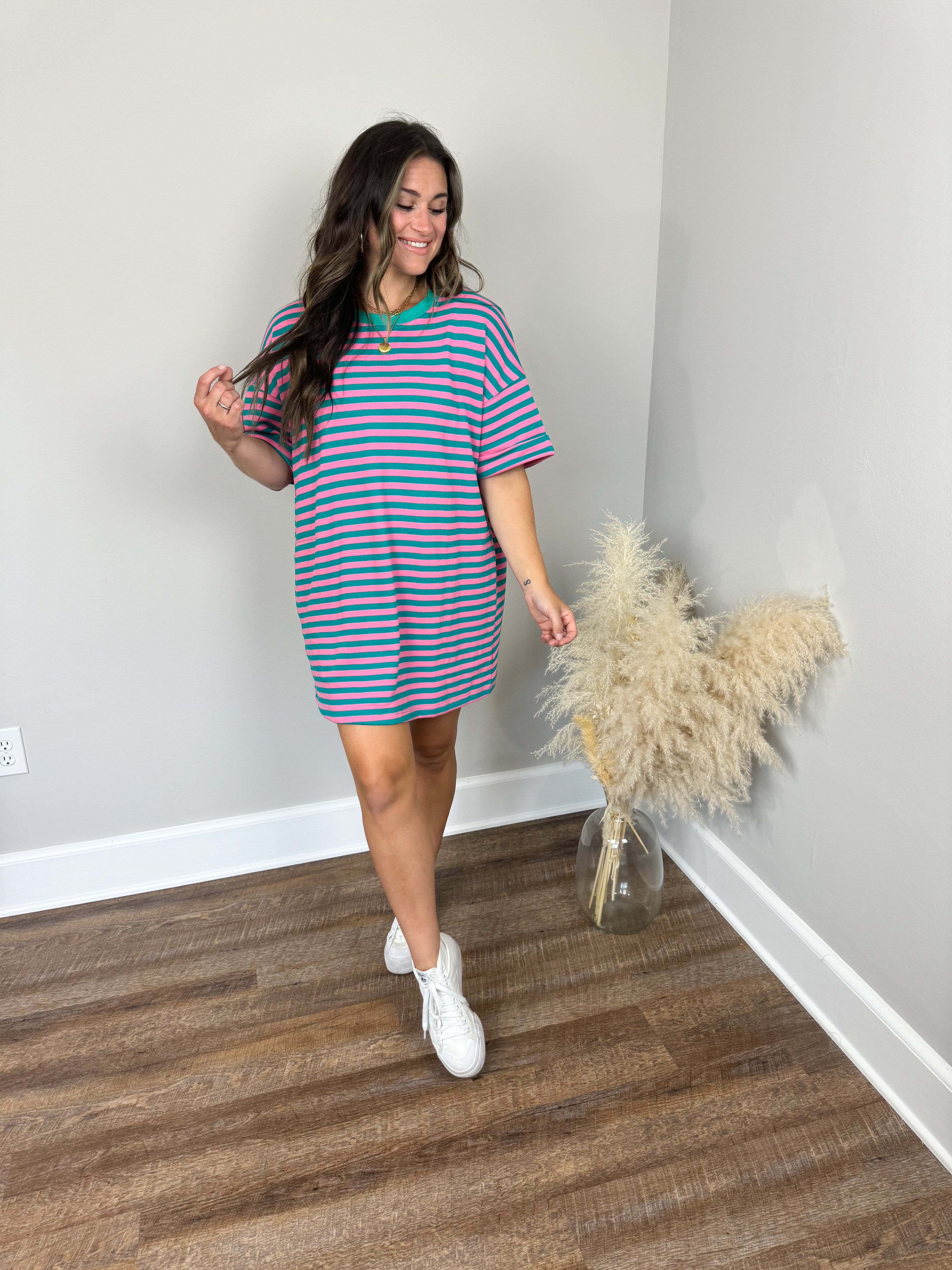 Pink Slush T-Shirt Dress
