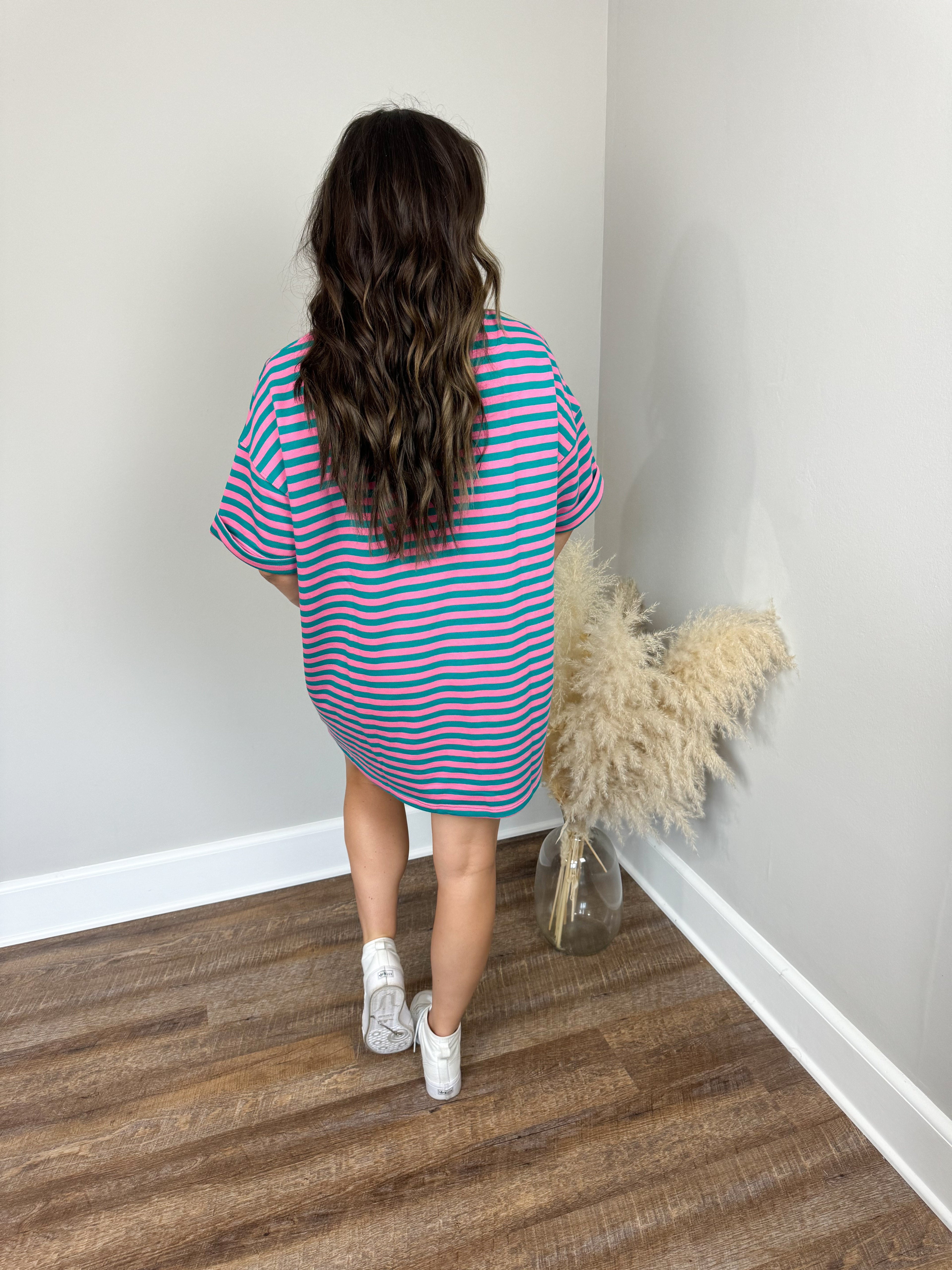Pink Slush T-Shirt Dress