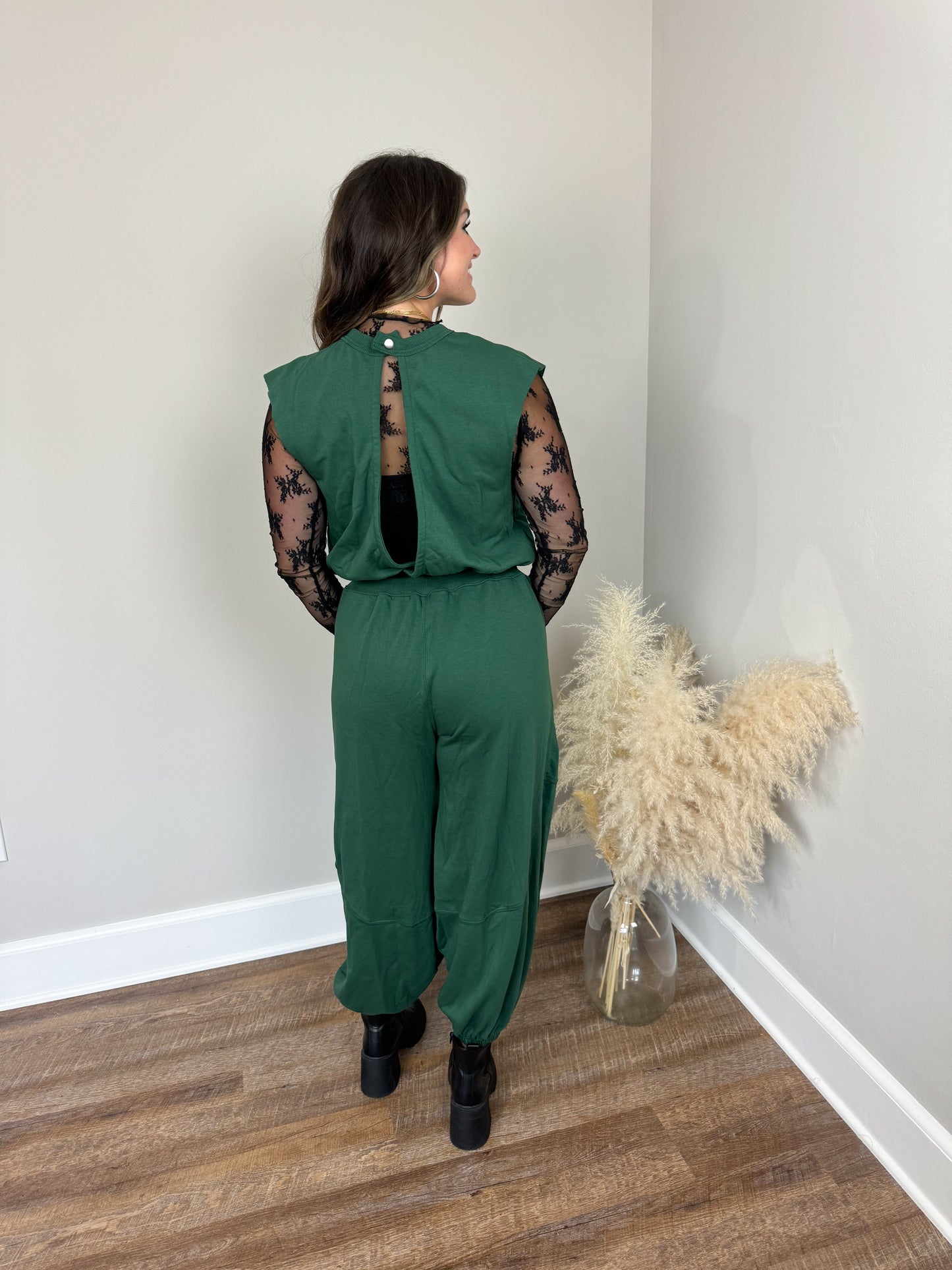 Rory Jumpsuit | Hunter Green