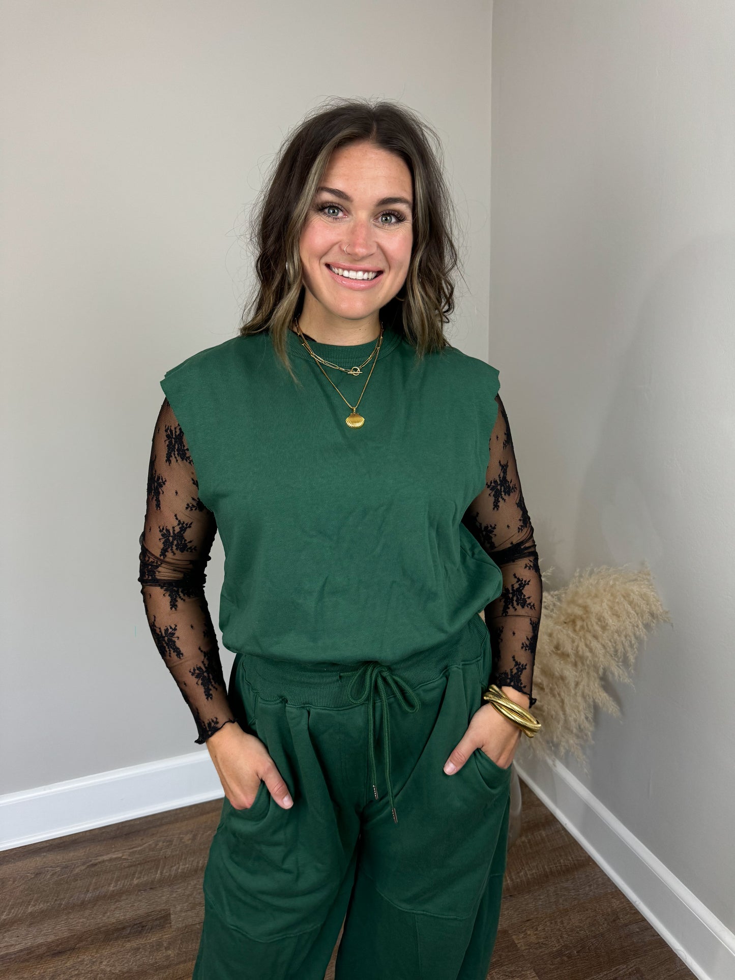 Rory Jumpsuit | Hunter Green