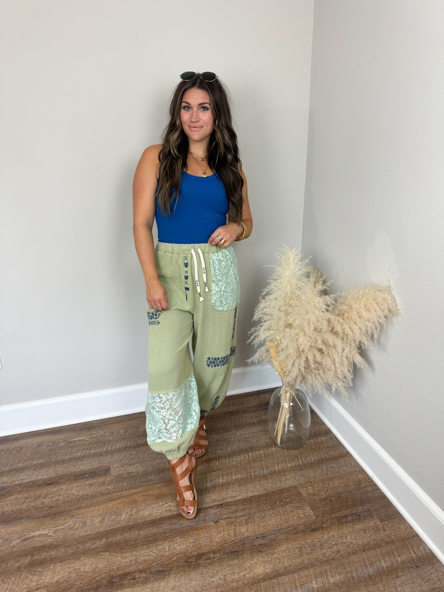 Silence Gauze Pants | Powder Herb