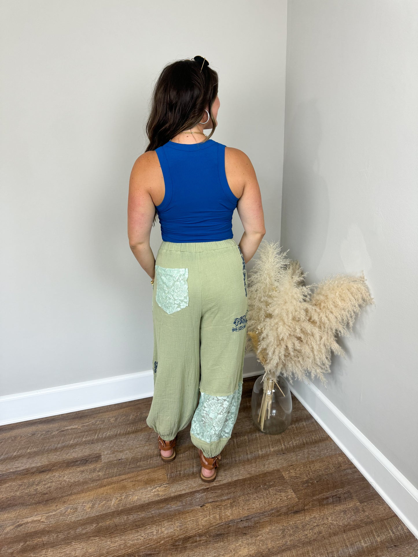 Silence Gauze Pants | Powder Herb