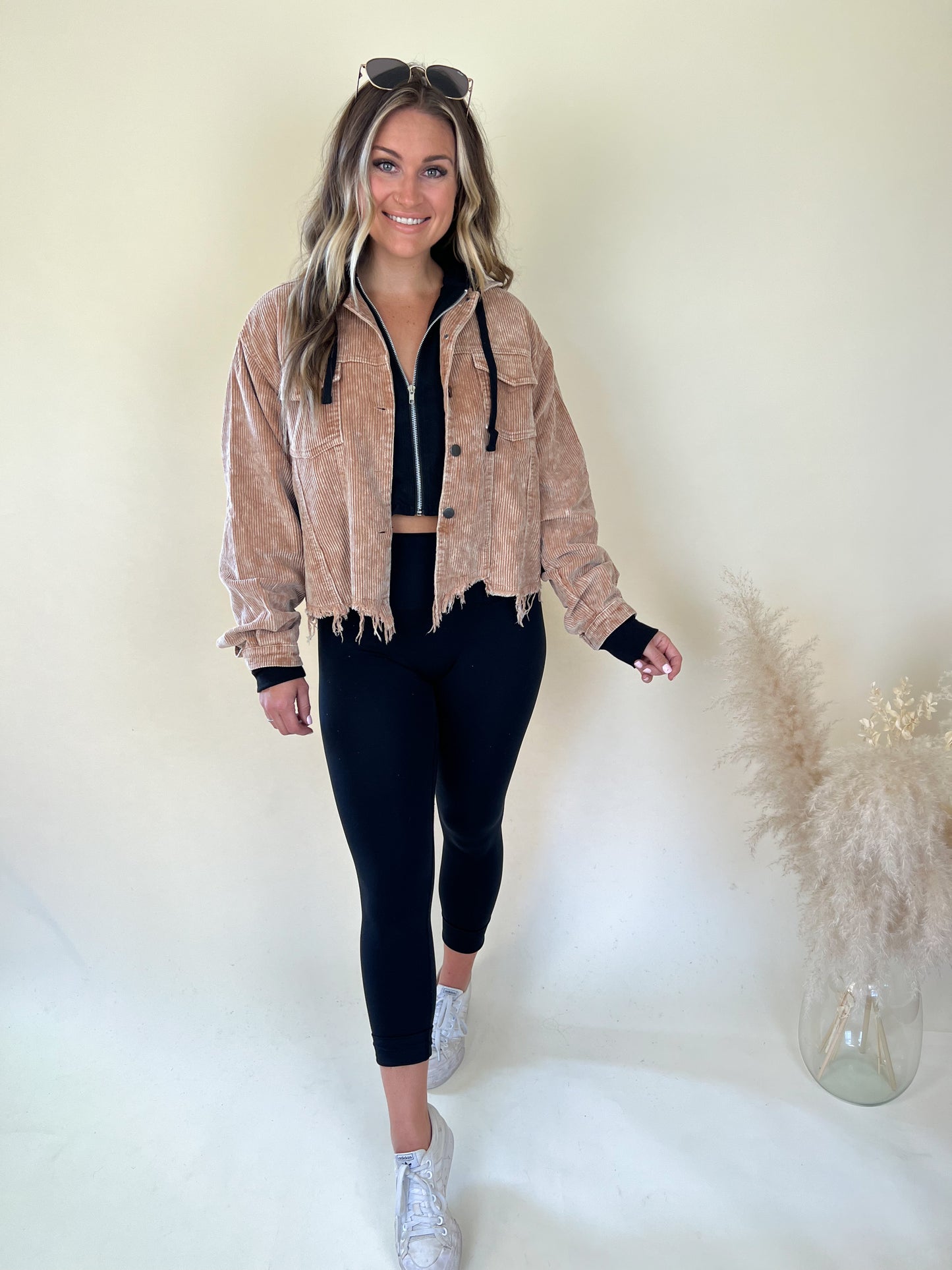 Anna Corduroy Jacket | Teddy Bear
