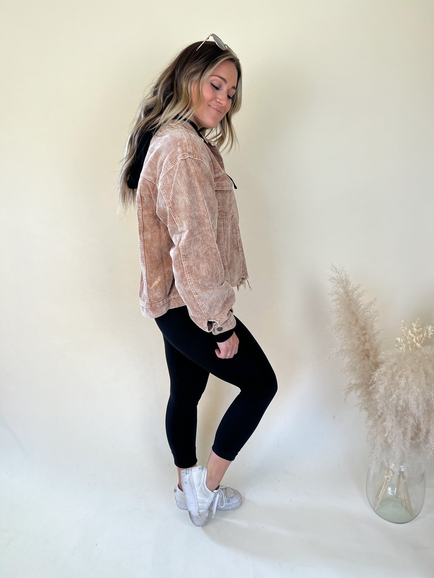 Anna Corduroy Jacket | Teddy Bear