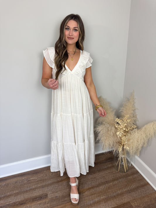 Darling Ruffled Maxi Dress FINAL SALE