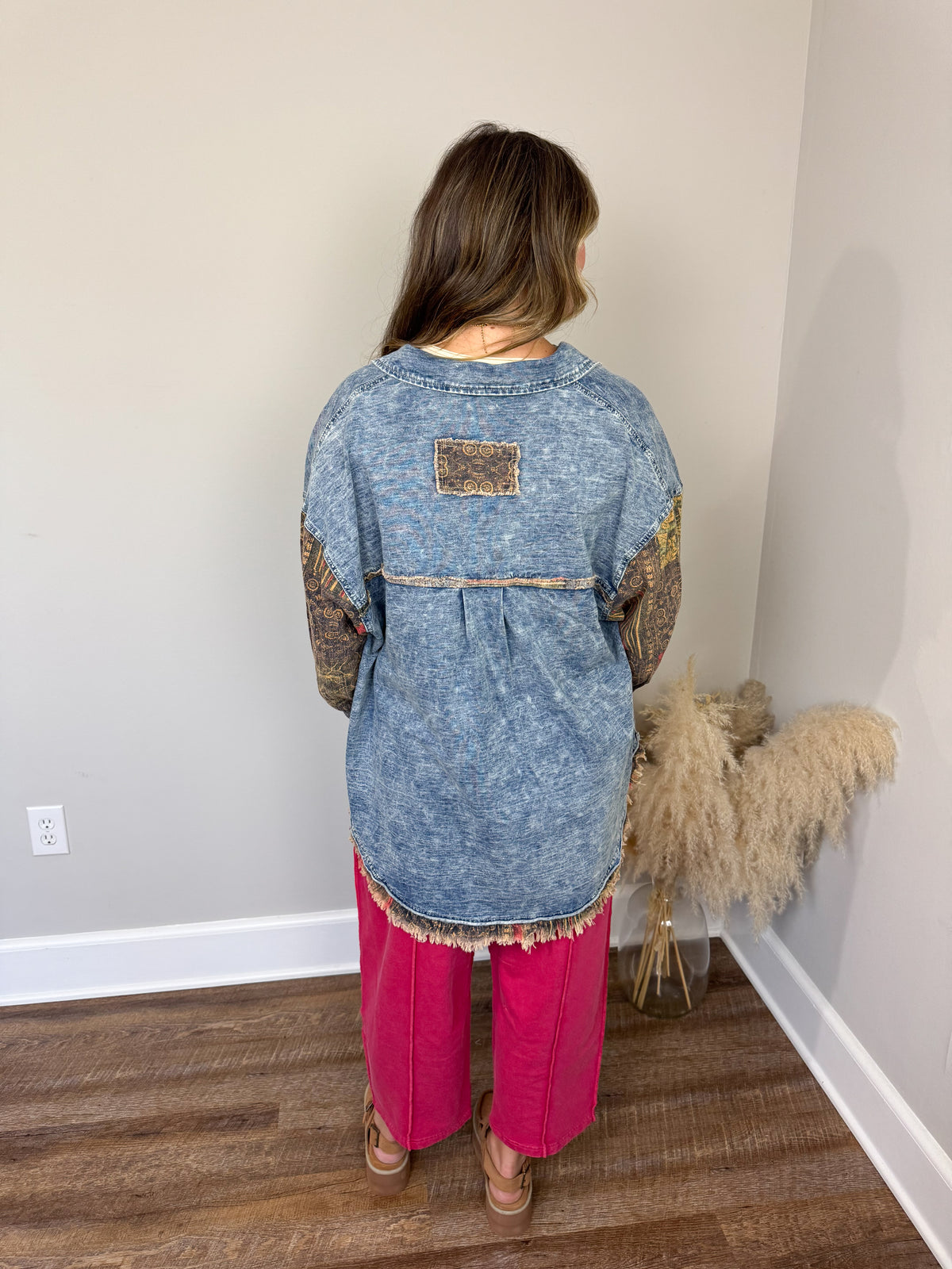 Hattie Denim Top